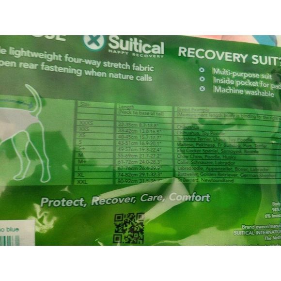 Suitical Recovery Suit for Dogs, Blue Camo, XX-L - Picture 4 of 6